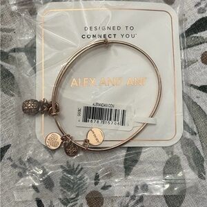 Alex and Ani Pineapple Gold Charm Bracelet
